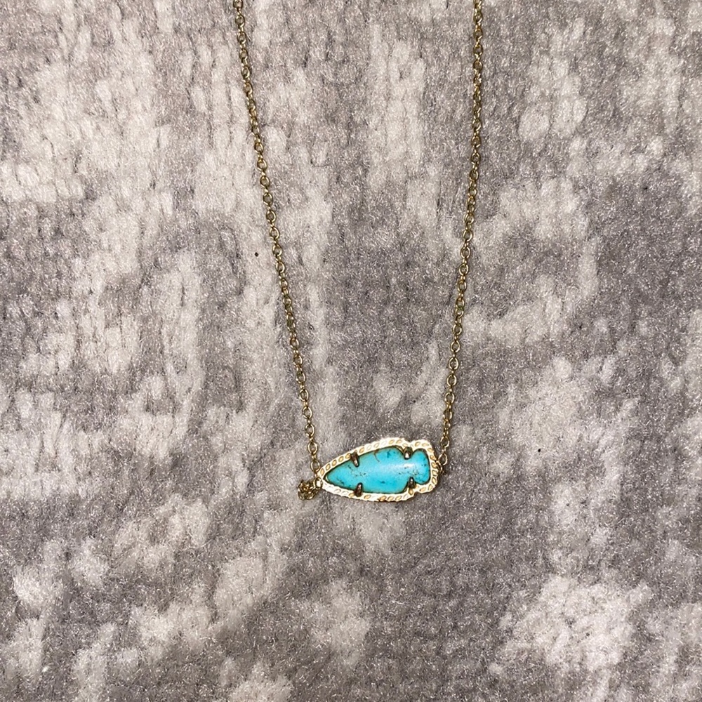 Kendra Scott Turquoise Arrowhead Necklace
